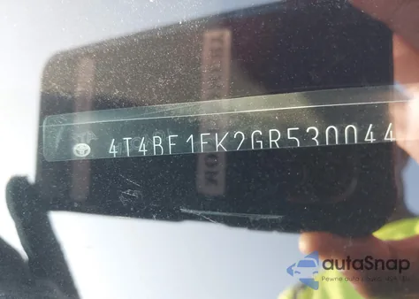 2016 Toyota Camry Le/Xle/Se/Xse из США, поврежденный, VIN 4T4BF1FK2GR530044